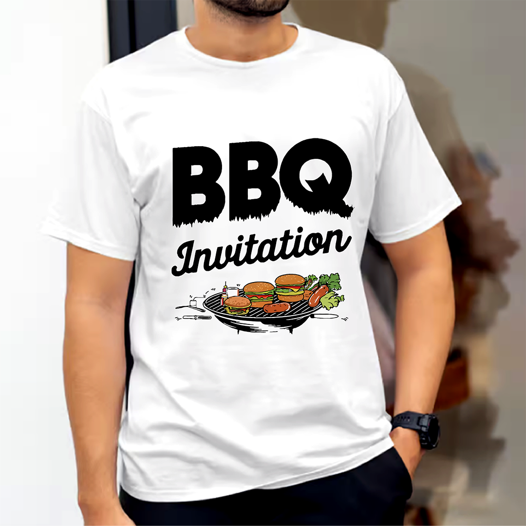 BBQ invitation Party T-shiert